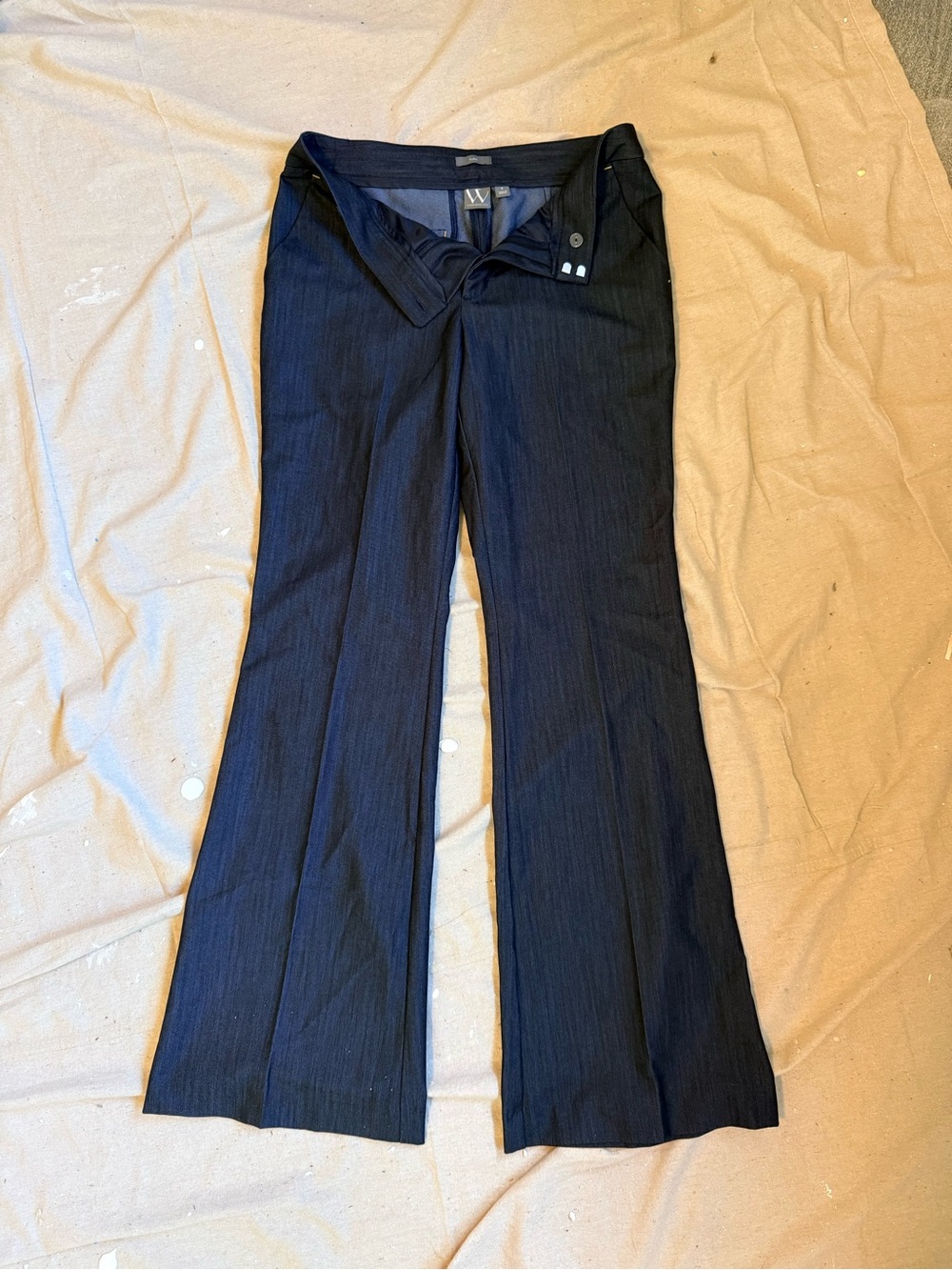 Worthington Black Boot-Cut Dress Pants